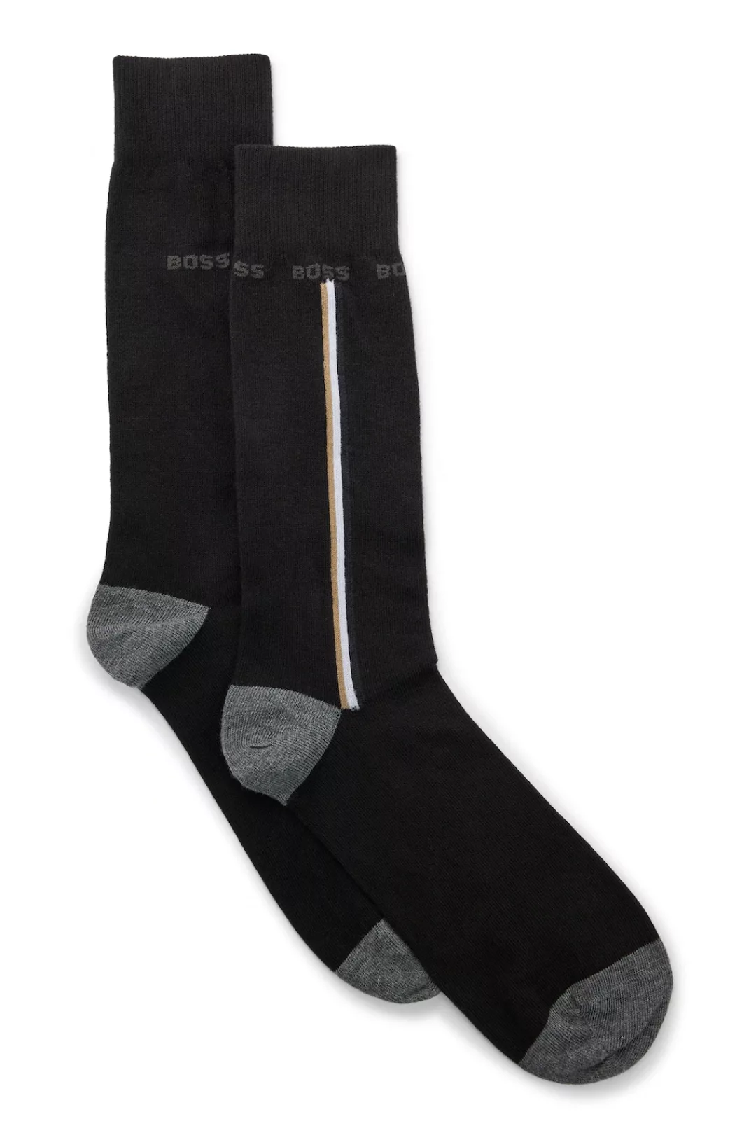 BOSS Businesssocken "2P RS Iconic CC", (2 Paar), mit Kontraststreifen an de günstig online kaufen