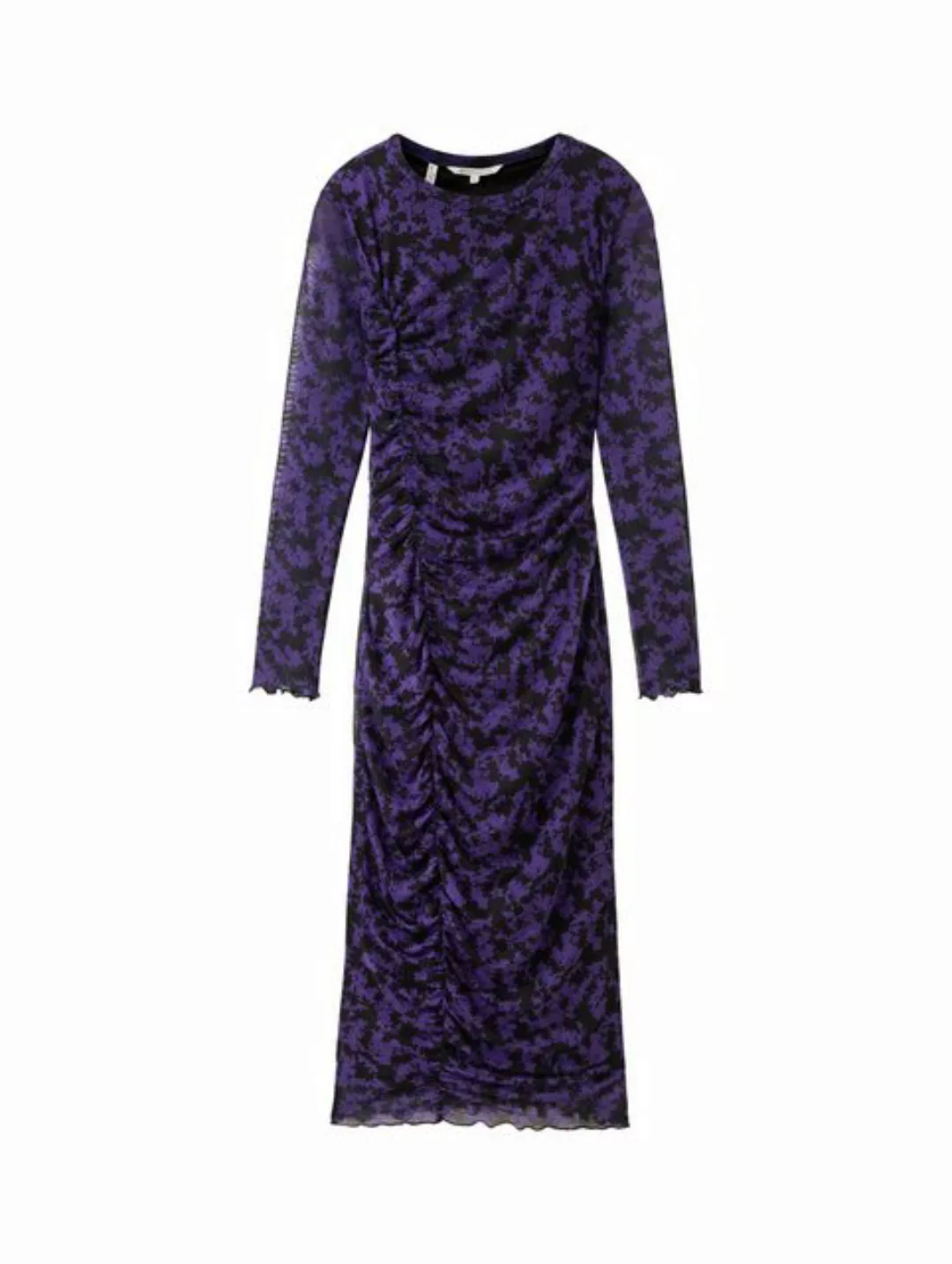 TOM TAILOR Strickpullover midi mesh dress with gathering günstig online kaufen