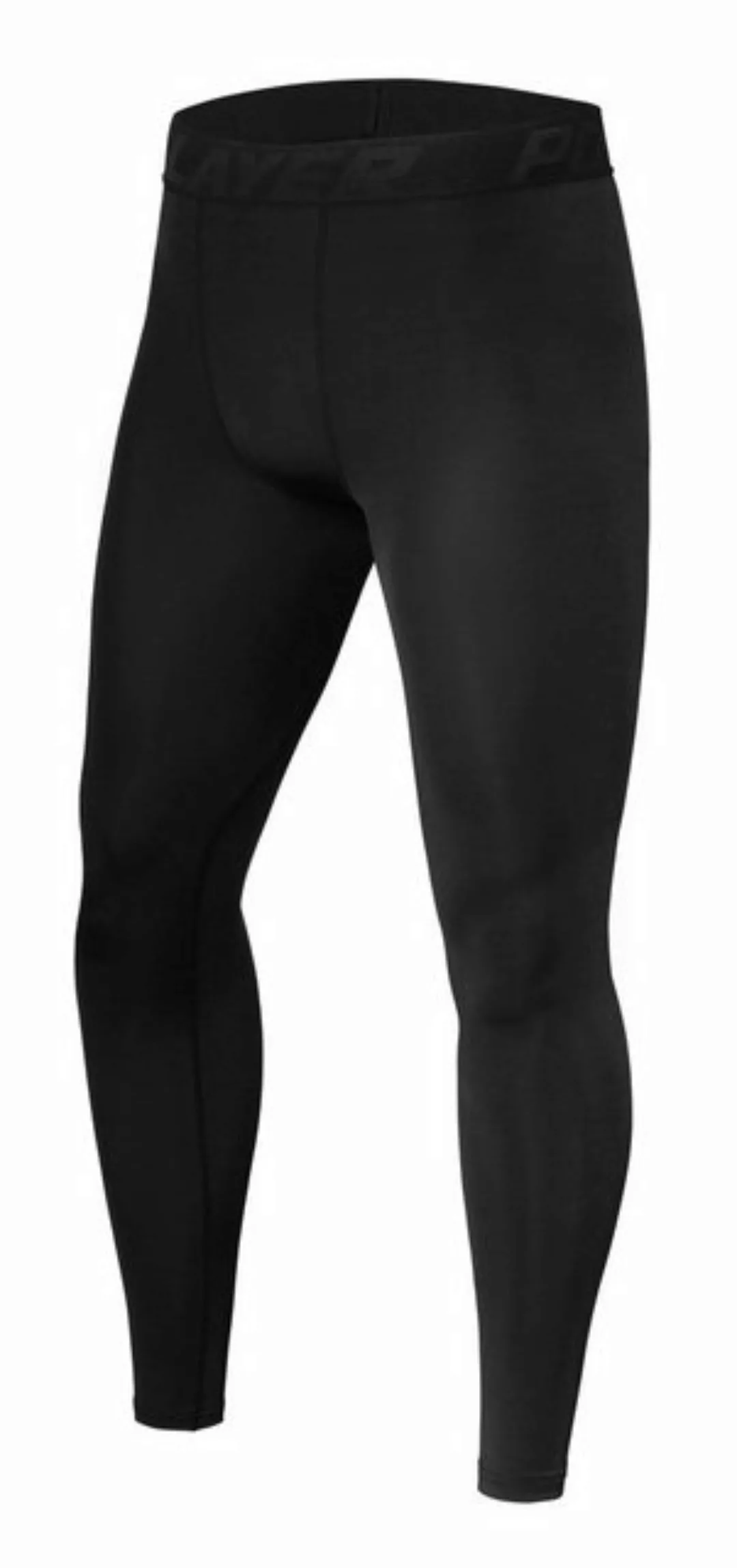 TCA Funktionsleggings PowerLayer Herren Kompressionshose Lang Schwarz (1-tl günstig online kaufen