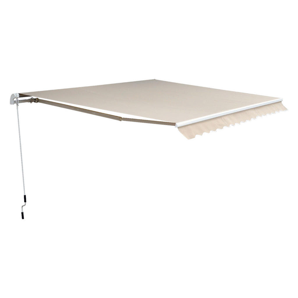 Aluminium-Gelenkarm-Markise beige B/H/L: ca. 350x0,3x250 cm günstig online kaufen