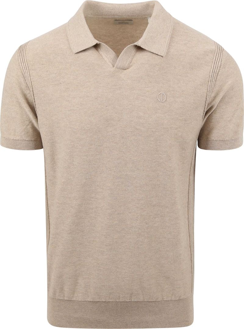 Dstrezzed Polo Melange Slub Beige - Größe XXL günstig online kaufen