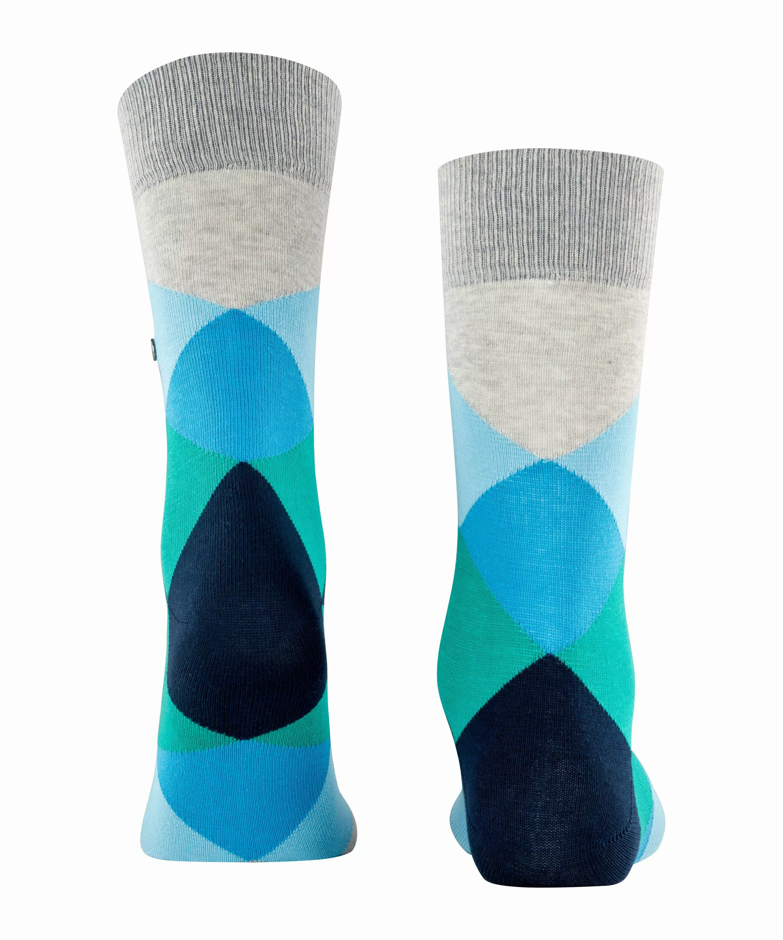 Burlington Clyde Herren Socken, 40-46, Grau, Raute, Baumwolle, 20942-382102 günstig online kaufen