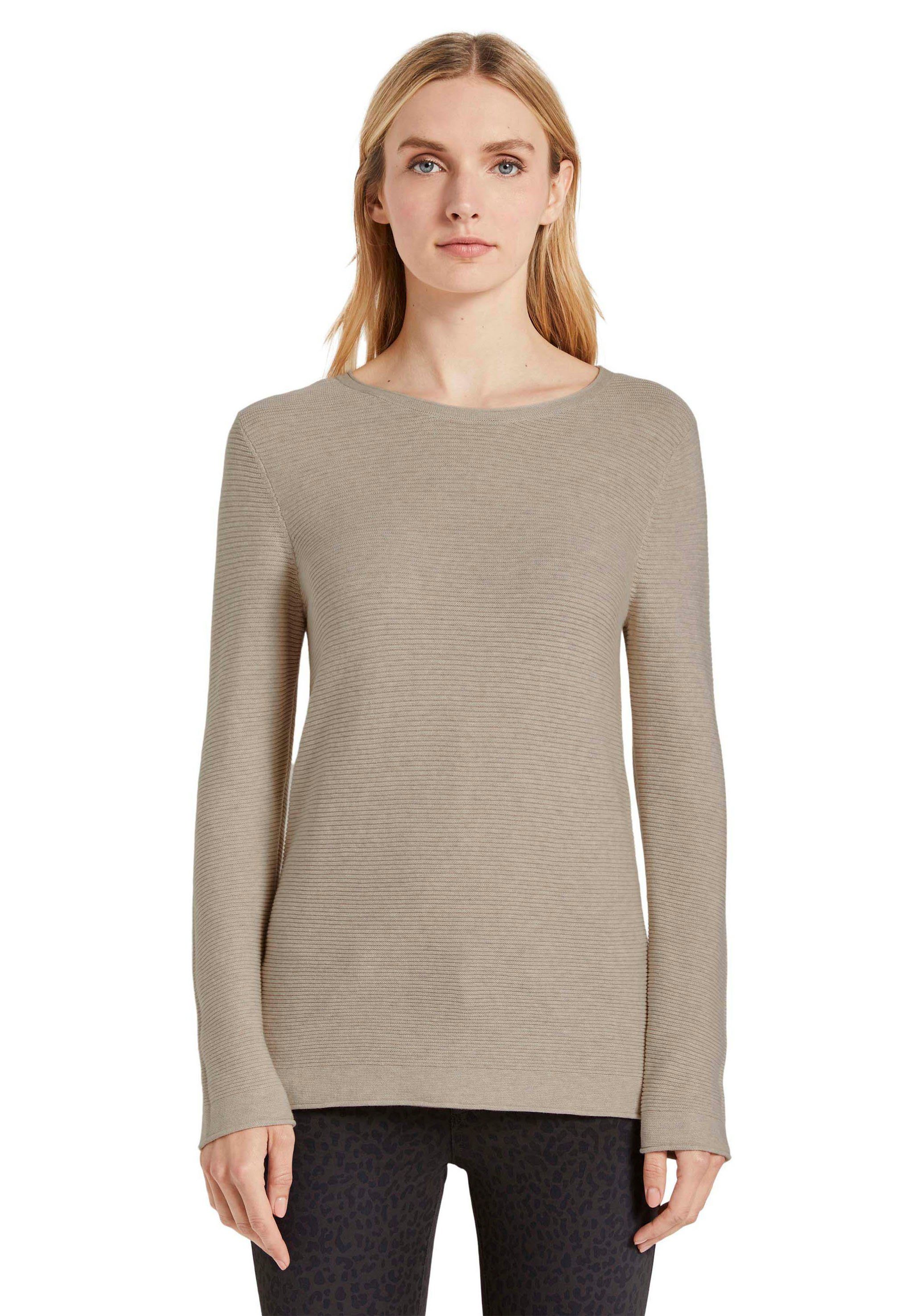 TOM TAILOR Strickpullover in Streifen Stuktur günstig online kaufen