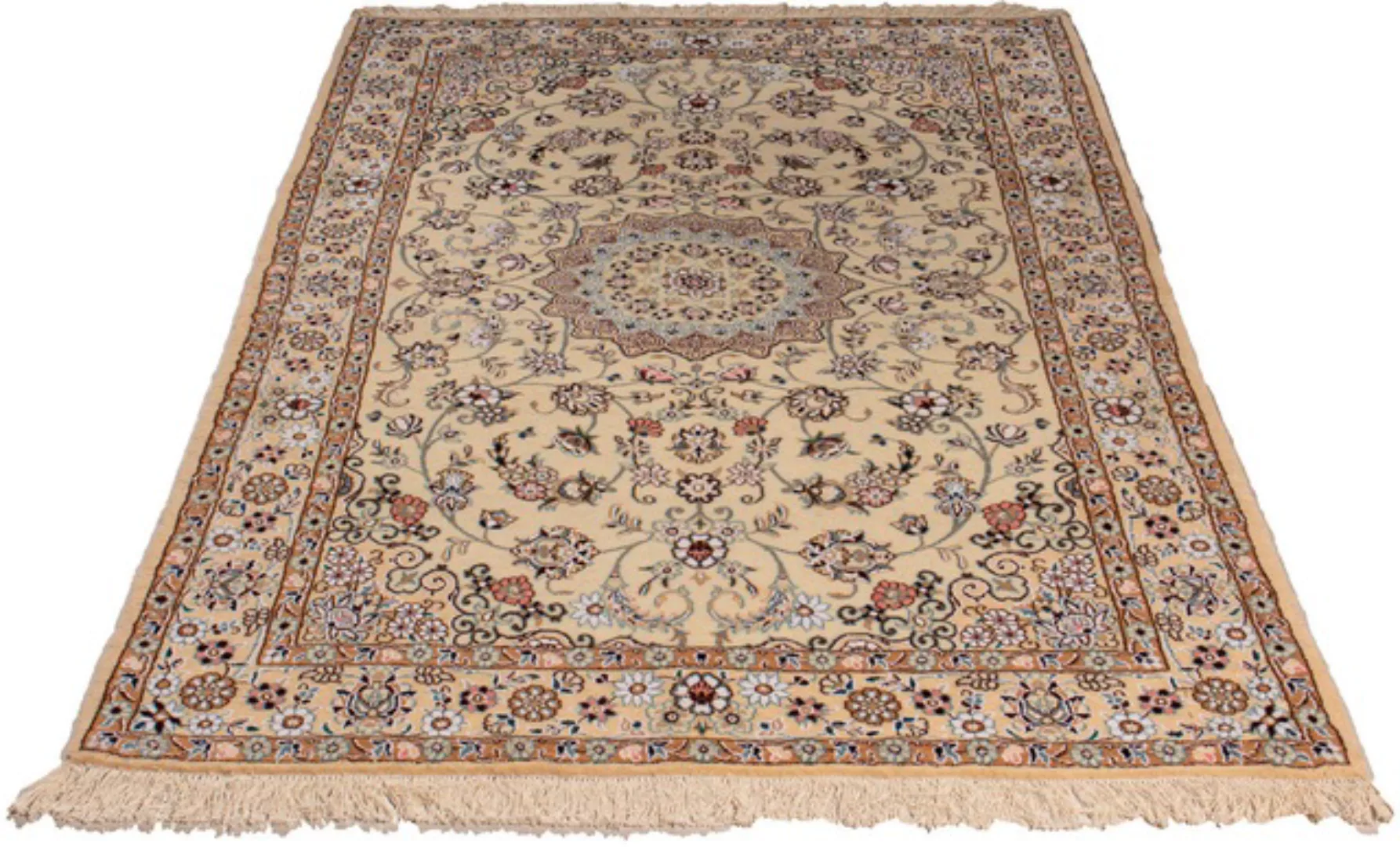 morgenland Orientteppich »Perser - Nain - Premium - 168 x 107 cm - beige«, günstig online kaufen