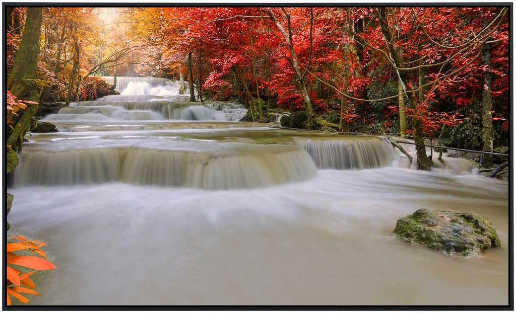 Papermoon Infrarotheizung »Wasserfall im Regenwald«, sehr angenehme Strahlu günstig online kaufen