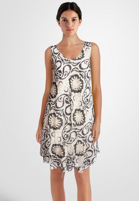 PEKIVESSA Sommerkleid Trägerkleid V-Ausschnitt vorne und hinten (Einzelarti günstig online kaufen