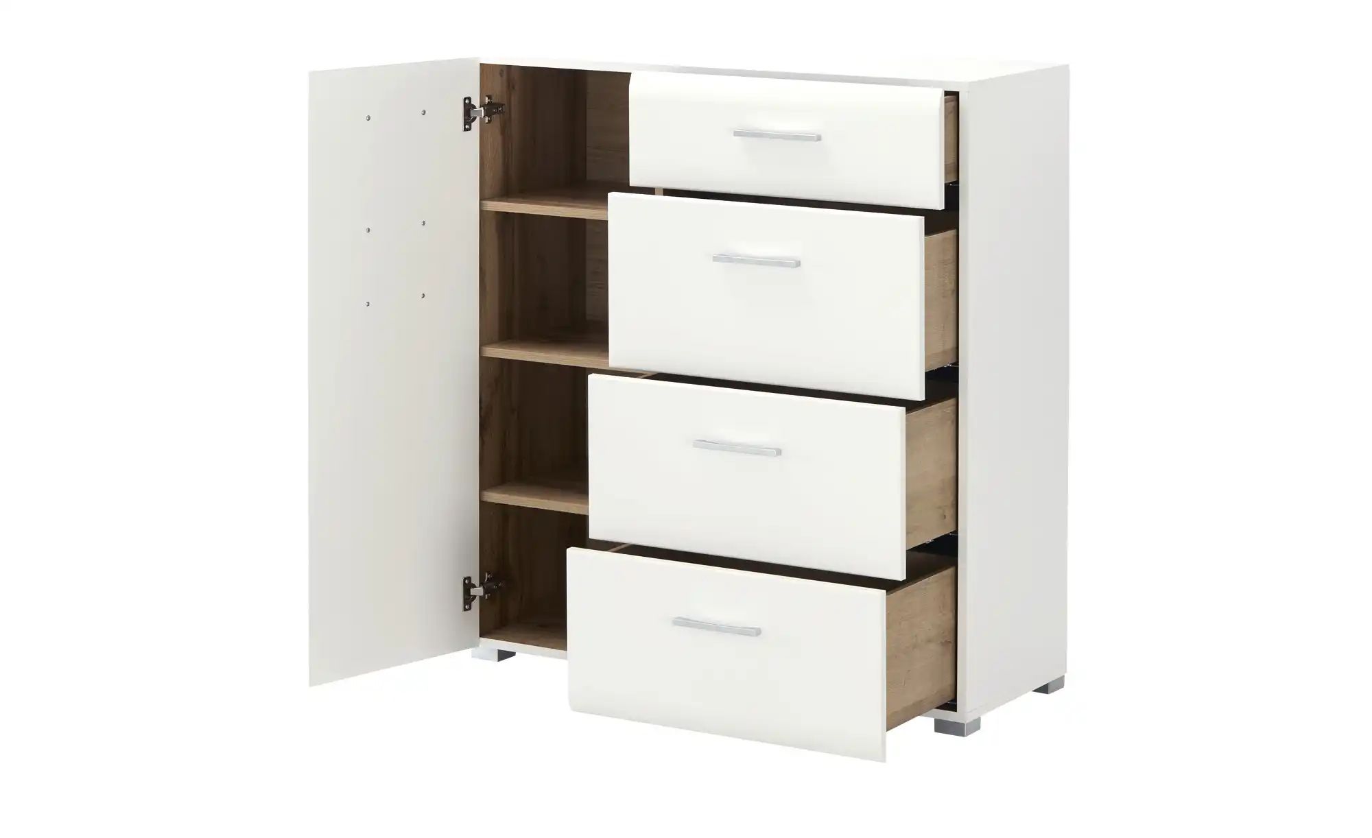 Kommode   Cortina  ¦ weiß ¦ Maße (cm): B: 100 H: 109 T: 40.0 Kommoden & Sid günstig online kaufen