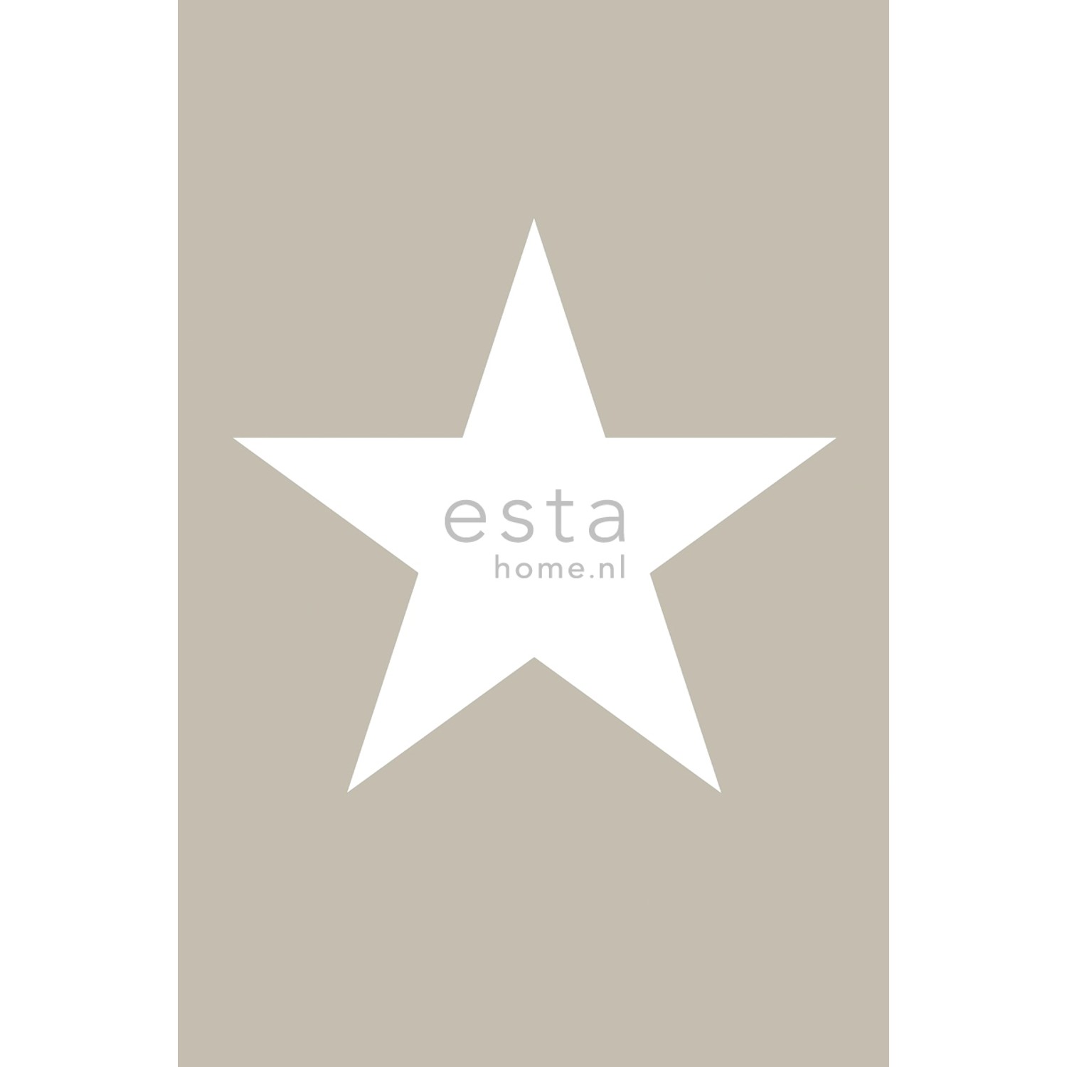 ESTAhome Fototapete Stern Taupe 186 cm x 2,79 m 158706 günstig online kaufen