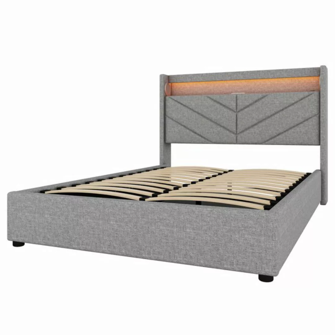 Gotagee Polsterbett Einzelbett 140x190cm Doppelbett Jugendbett mit Stauraum günstig online kaufen