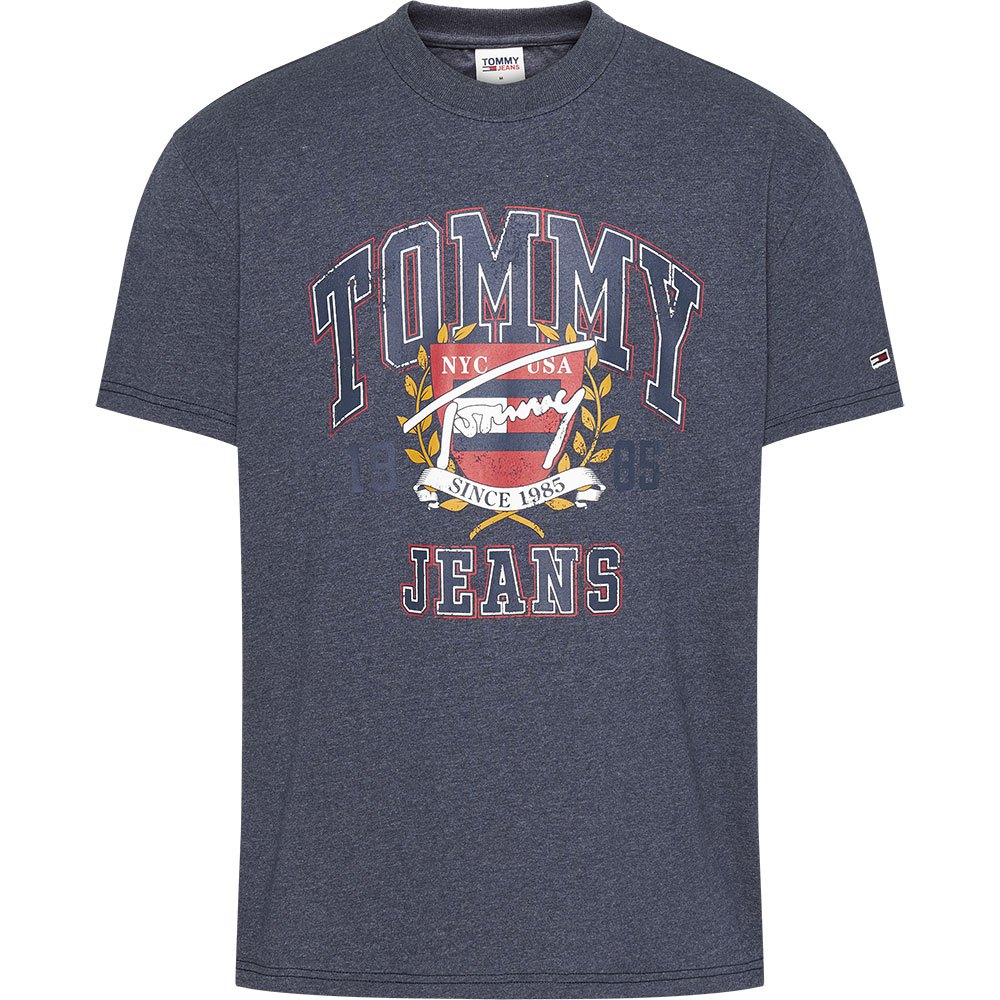 Tommy Jeans Vintage Washed College Kurzärmeliges T-shirt 2XL Twilight Navy günstig online kaufen
