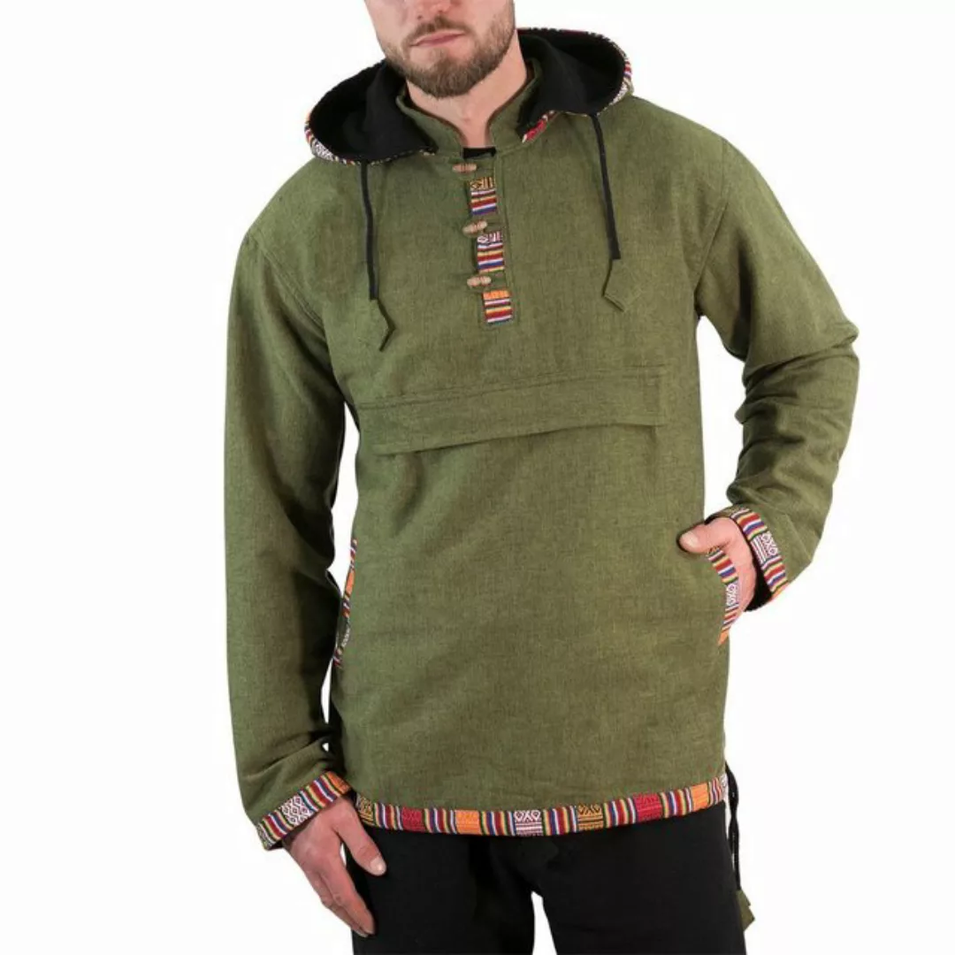 KUNST UND MAGIE Sweatponcho Baja Hoodie Kapuzenpullover mit Fleecefutter un günstig online kaufen