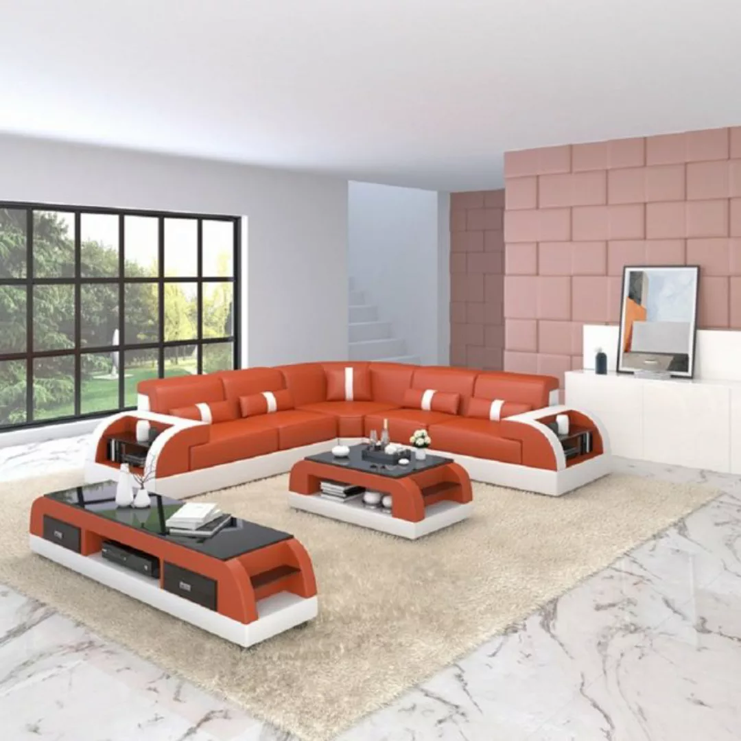 JVmoebel Ecksofa Designer Sofa Couch Polster Wohnlandschaft Ecksofa Ecksofa günstig online kaufen