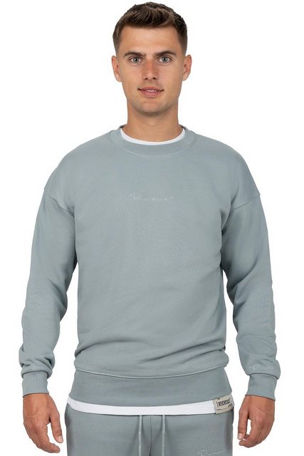 Reichstadt Sweatshirt Casual Basic Pullover 23RS037 Grey S mit Eleganten De günstig online kaufen