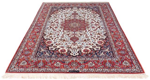 morgenland Orientteppich »Perser - Isfahan - Premium - 235 x 158 cm - beige günstig online kaufen