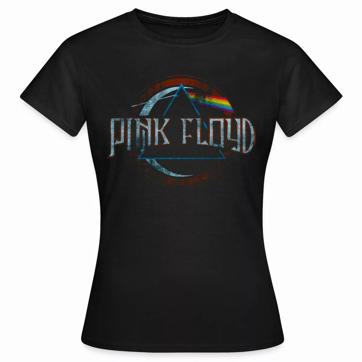 Spreadshirt T-Shirt Pink Floyd Prism Logo günstig online kaufen