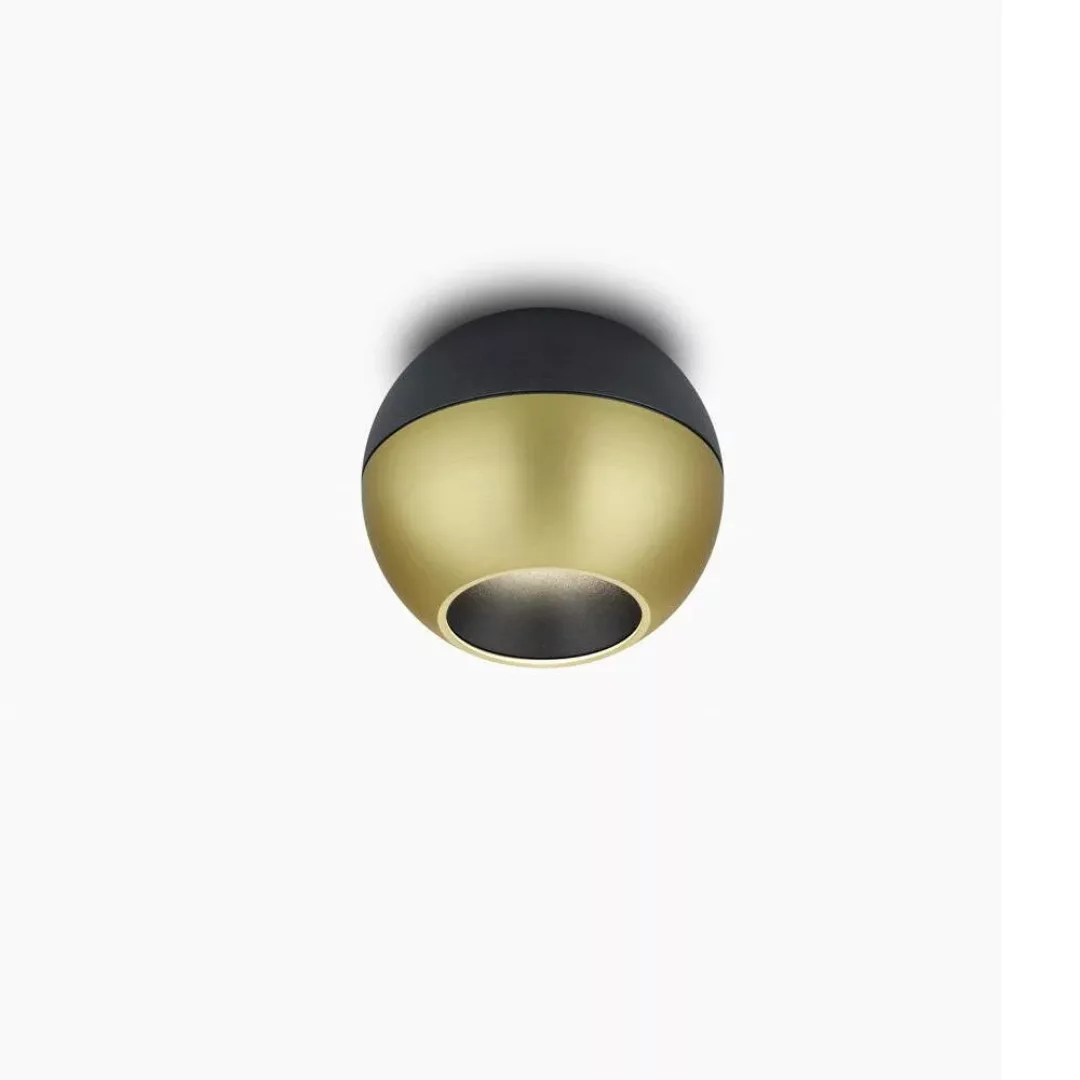 LED Deckenstrahler Eto in Gold und Schwarz 8W 650lm günstig online kaufen