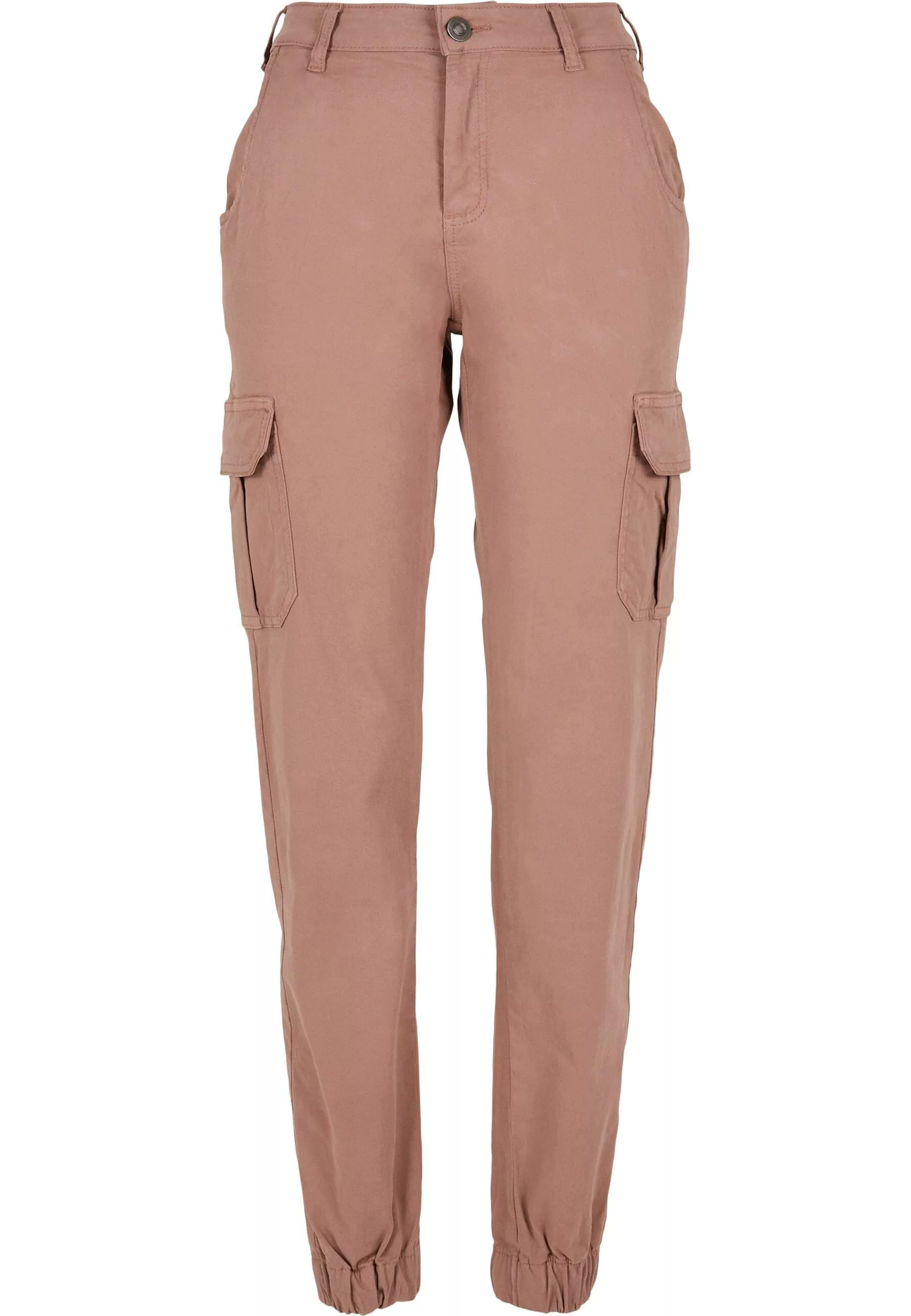 URBAN CLASSICS Cargohose "Urban Classics Damen Ladies High Waist Cargo Pant günstig online kaufen