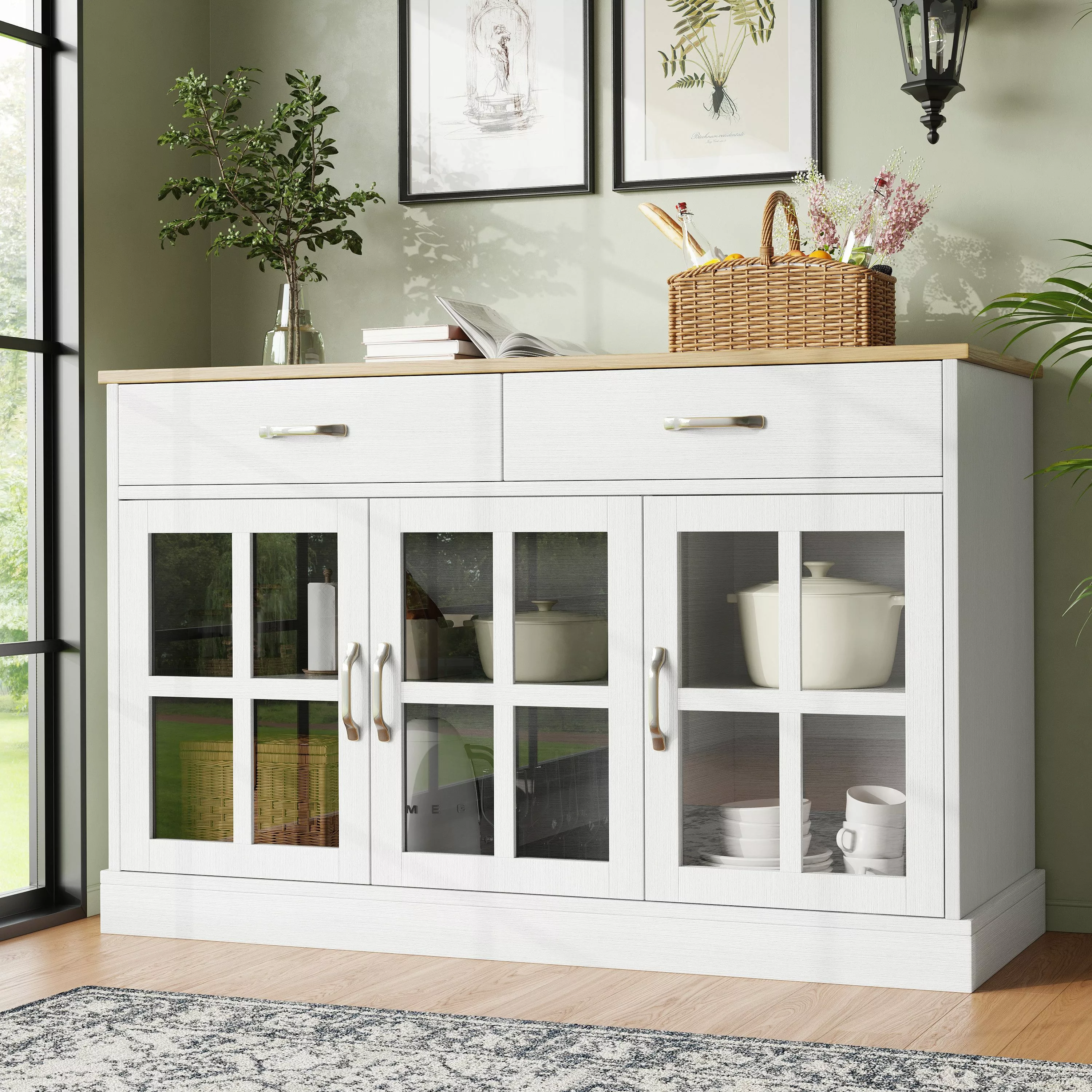 Flieks Sideboard mit 2 Schubladen und günstig online kaufen