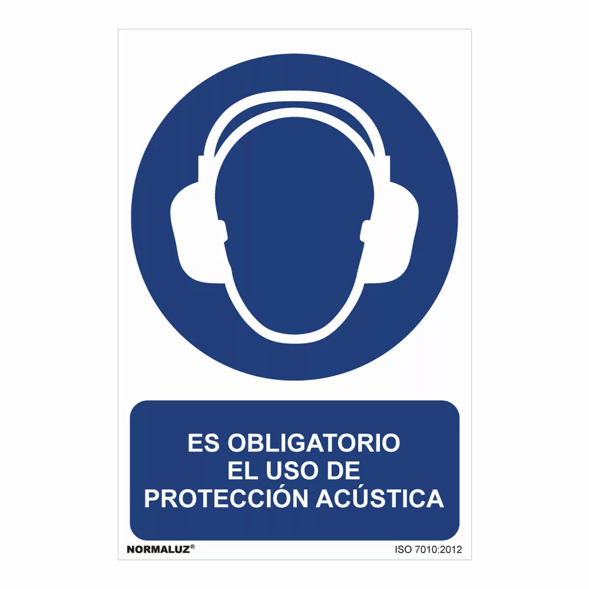 Schild Normaluz Paso Obligatorio El Uso De Protección Acústica Pvc (30 X 40 günstig online kaufen