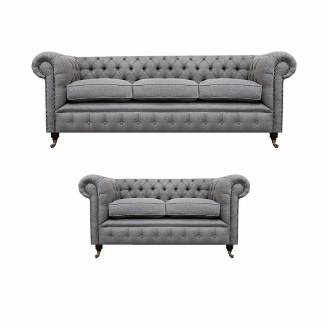 JVmoebel Chesterfield-Sofa Design Luxus Polster Sofa Couch Sitz Garnitur Te günstig online kaufen
