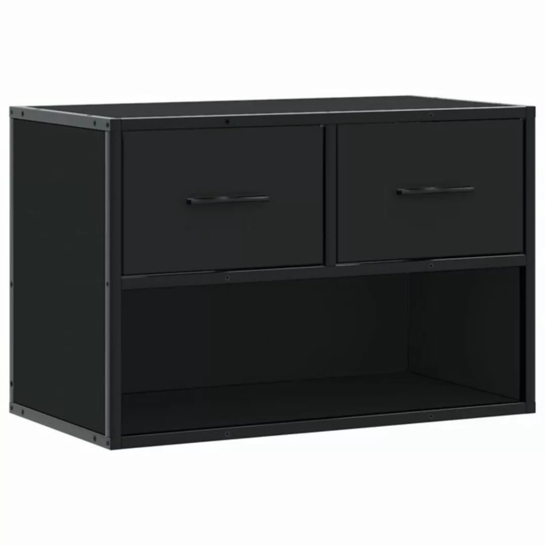 vidaXL TV-Schrank TV-Schrank Schwarz 60x31x39,5 cm Holzwerkstoff und Metall günstig online kaufen