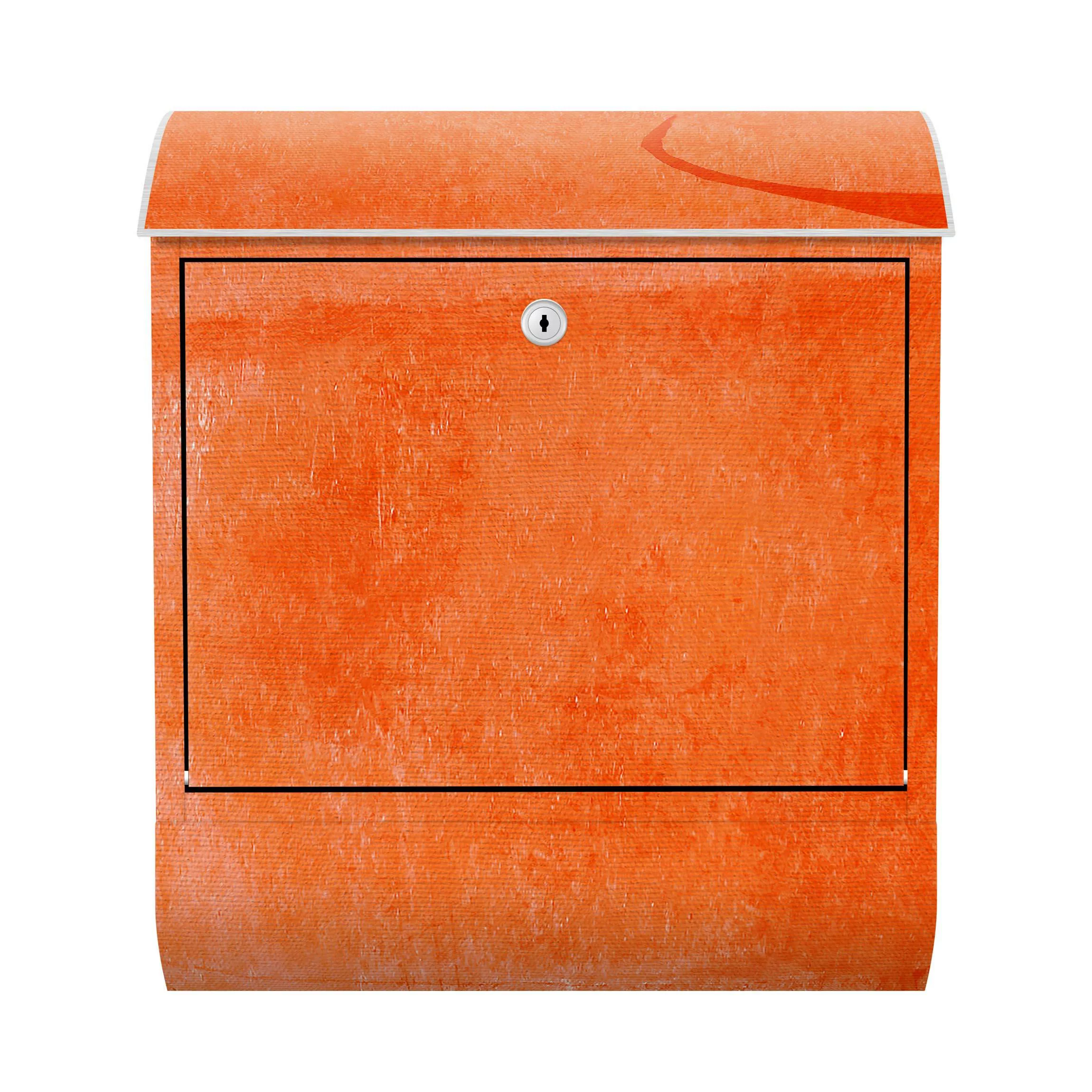 Briefkasten Abstrakt Oranger Stier günstig online kaufen