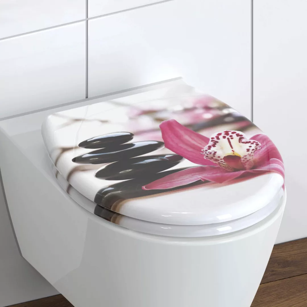Schütte WC-Sitz »Wellness«, Duroplast, mit Absenkautomatik und Schnellversc günstig online kaufen