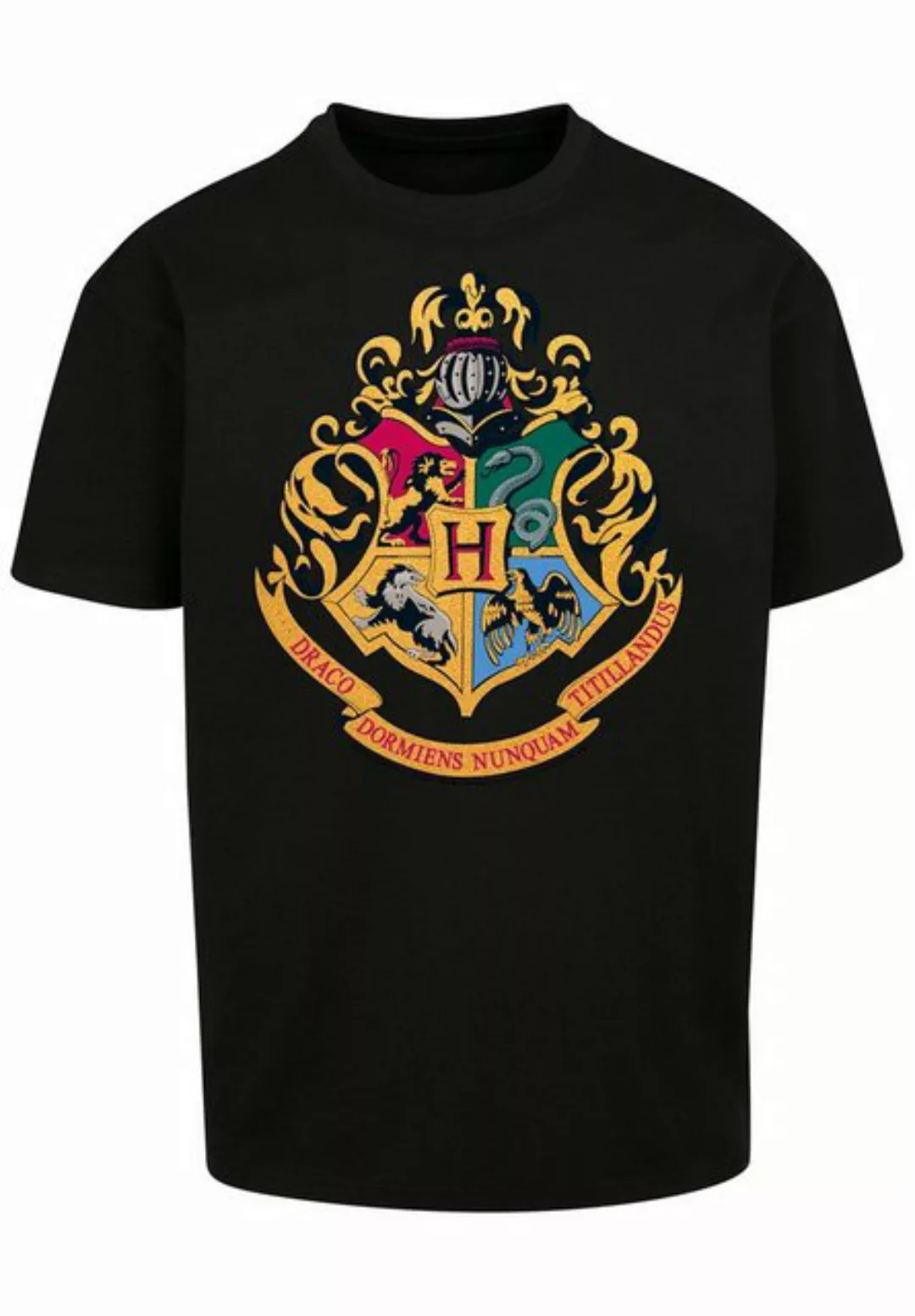 F4NT4STIC T-Shirt "Harry Potter Hogwarts Crest Gold", Print günstig online kaufen