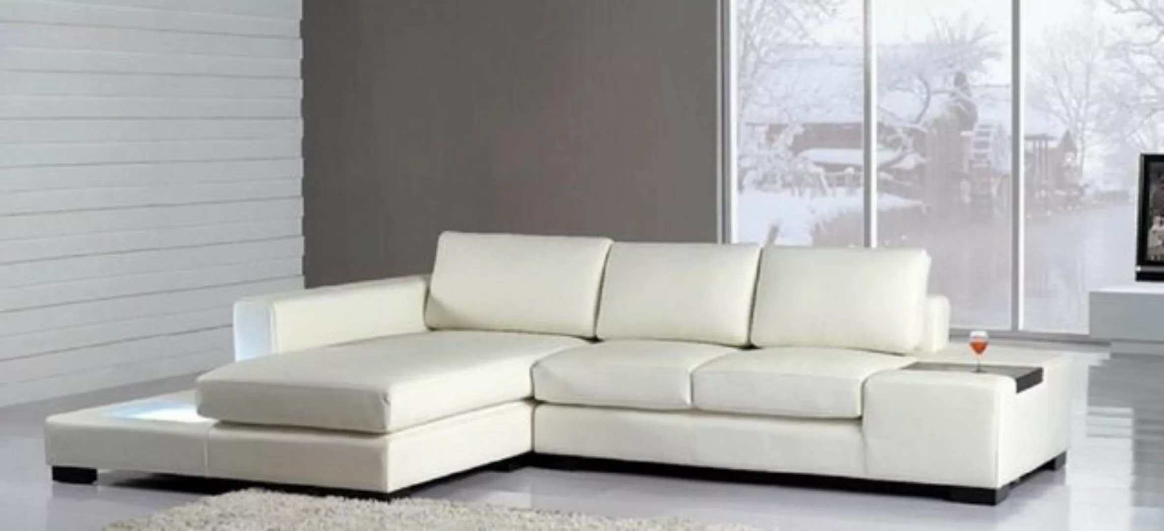 JVmoebel Ecksofa L Form Sofa Couch Polster Wohnlandschaft Design Ecksofa Le günstig online kaufen