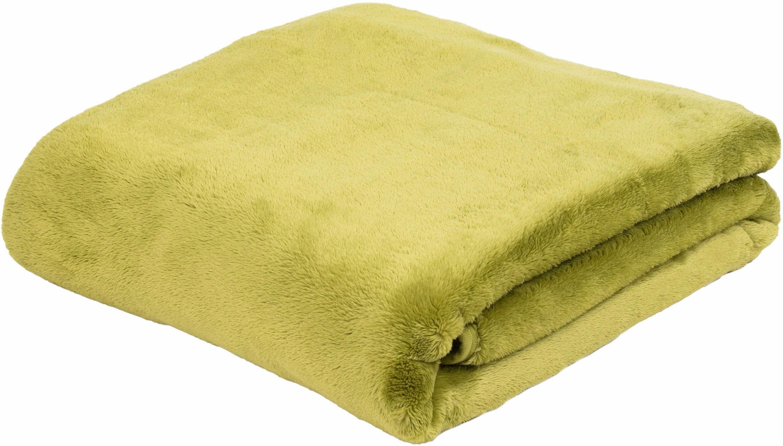 Wohndecke Premium Cashmere Kuscheldecke Tagesdecke Wohndecke, günstig online kaufen
