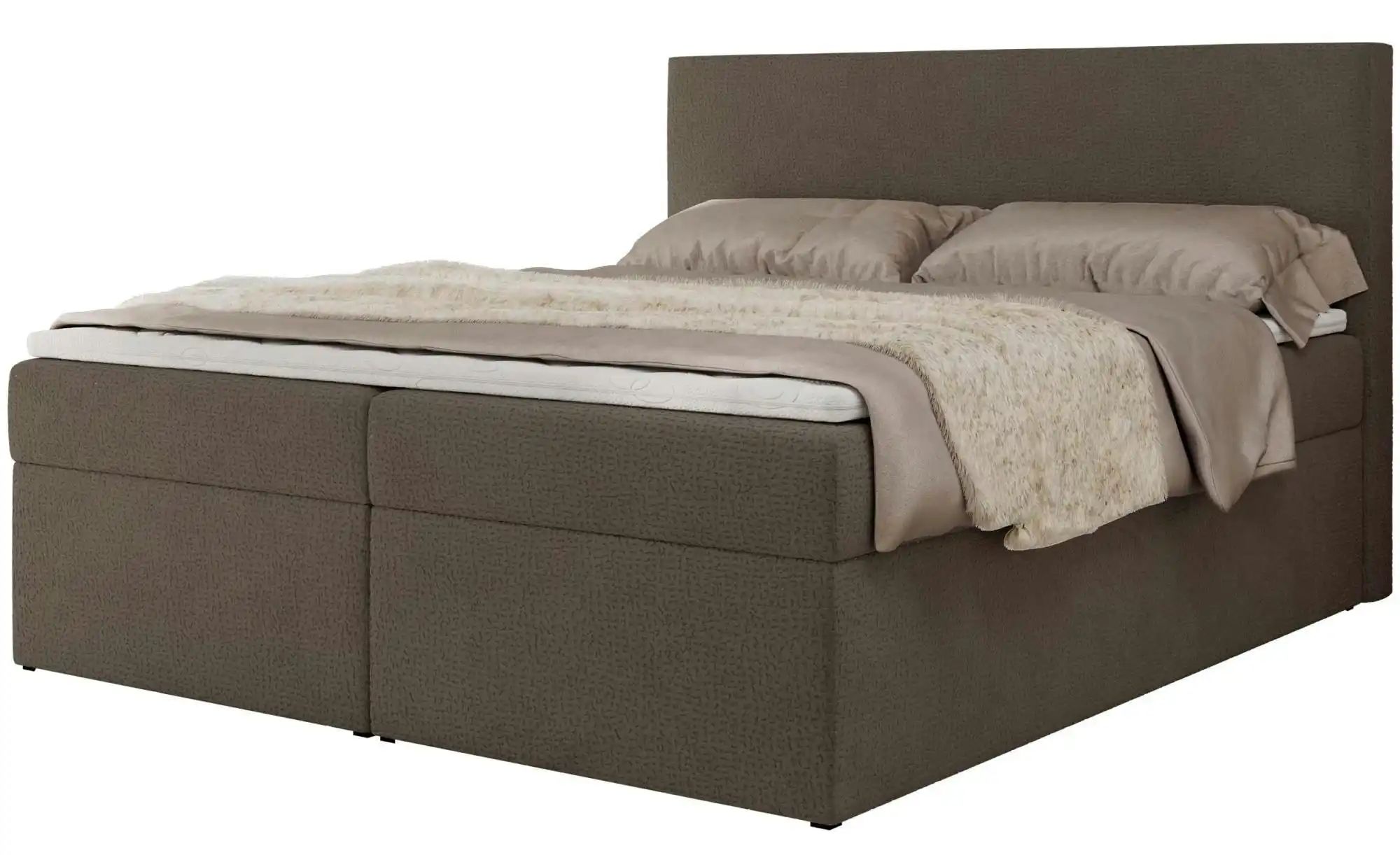 Boxbett mit Bettkasten Jaguar ¦ braun ¦ Maße (cm): H: 119 Betten > Polsterb günstig online kaufen