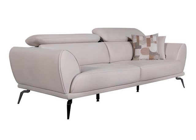 JVmoebel 3-Sitzer Weißer Wohnzimmer 3-Sitzer Designer Luxus Couch Moderne N günstig online kaufen