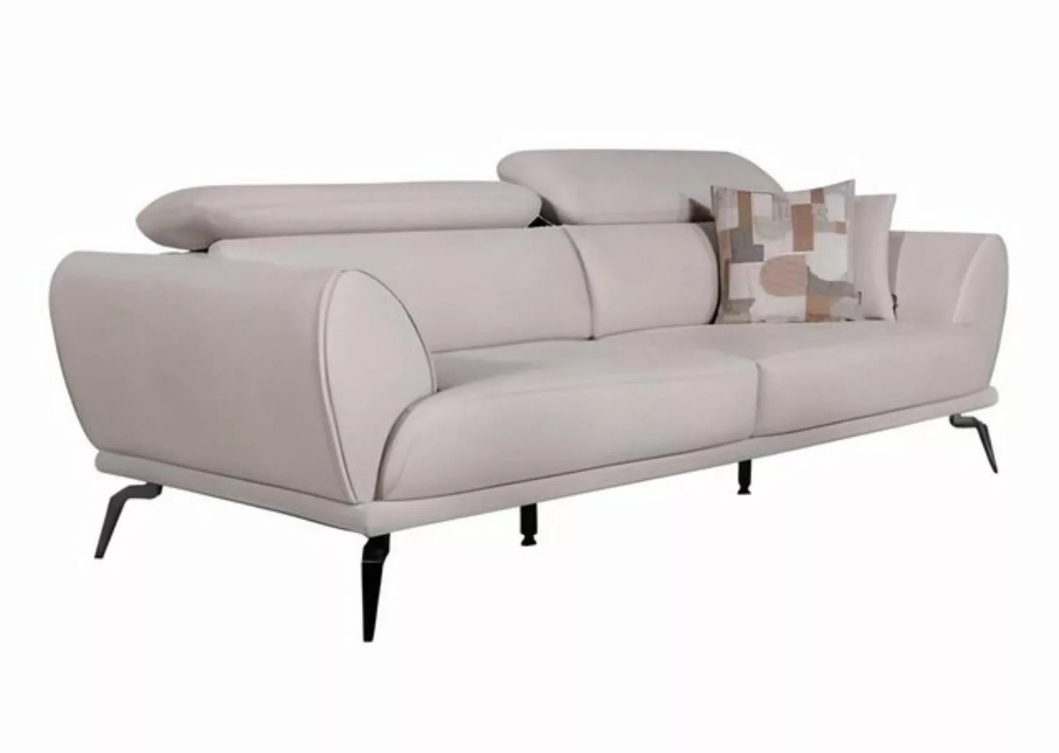 JVmoebel 3-Sitzer Weißer Wohnzimmer 3-Sitzer Designer Luxus Couch Moderne N günstig online kaufen