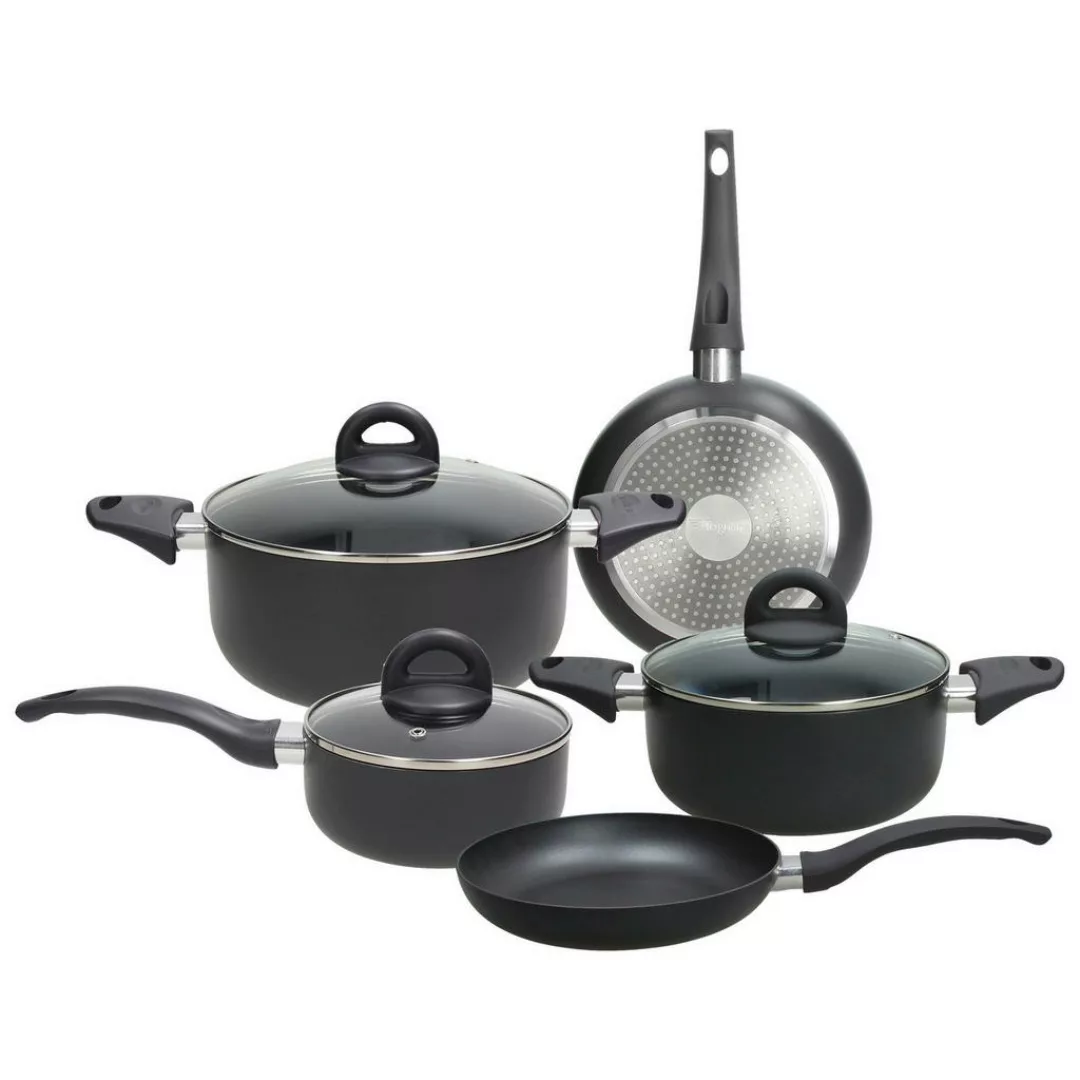 TOGNANA Topfset Grancucina Cop.& Char schwarz Aluminium 8 tlg. günstig online kaufen