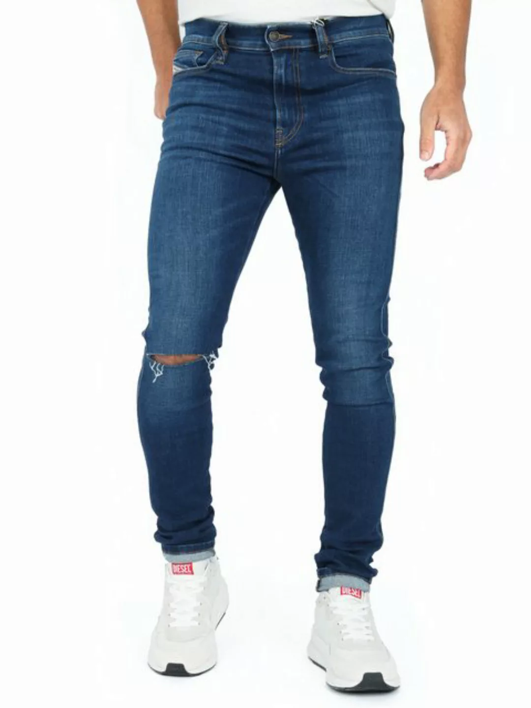 Diesel Skinny-fit-Jeans Super Stretch - High Waist - D-Istort-X 09B31 günstig online kaufen