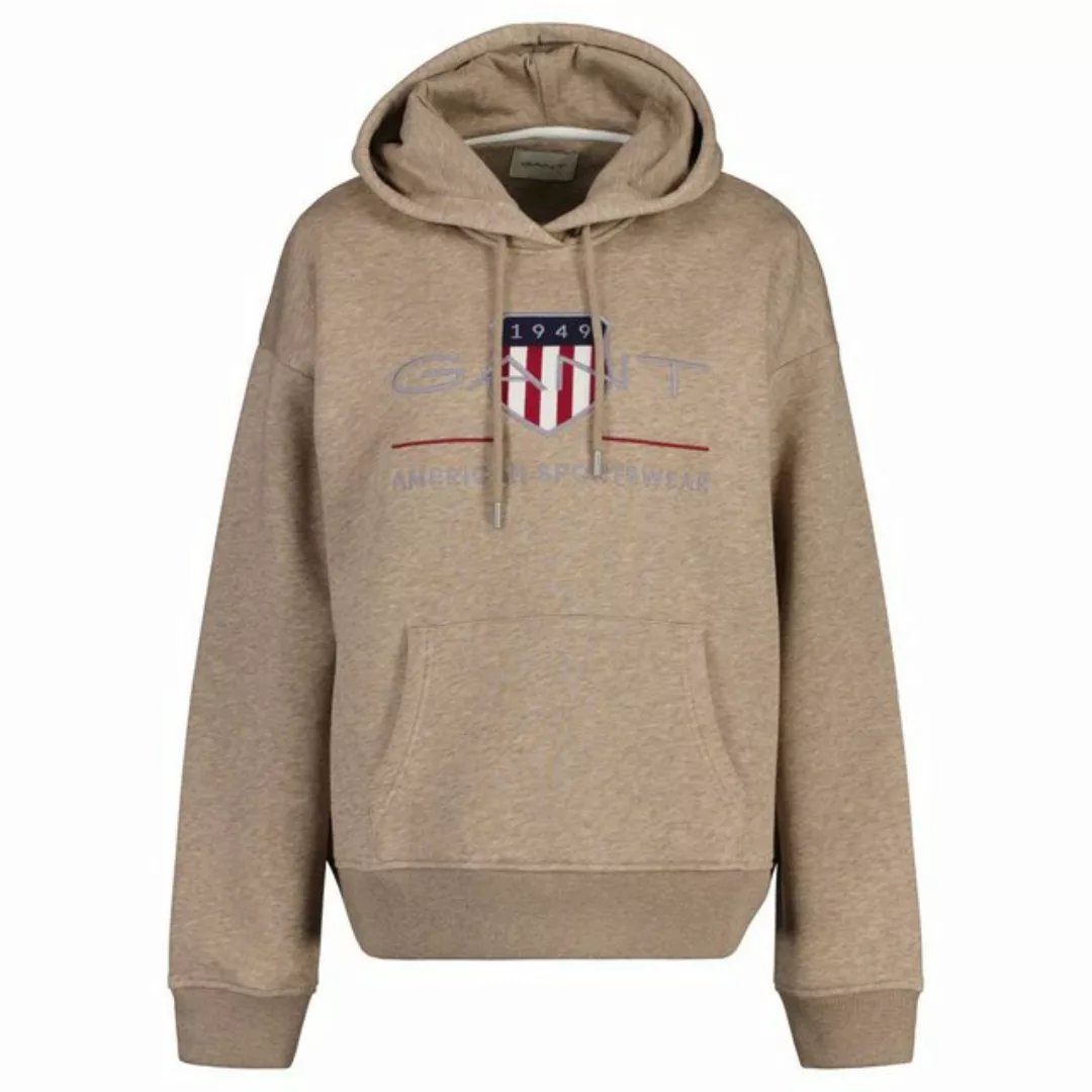 Gant Sweater Damen Sweatshirt - REGULAR ARCHIVE SHIELD HOODIE günstig online kaufen