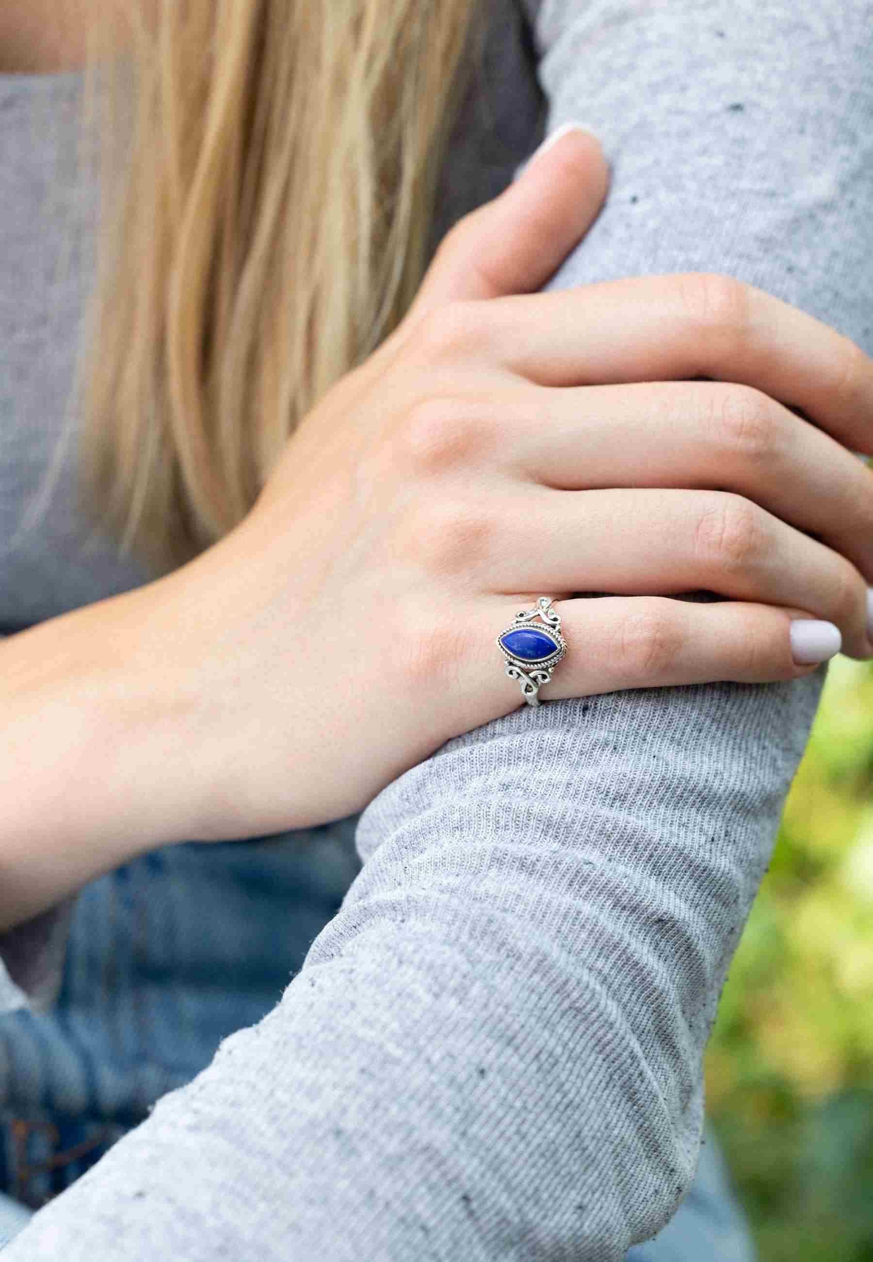 mantraroma Silberring BAGHIMI Ellipse aus 925 günstig online kaufen