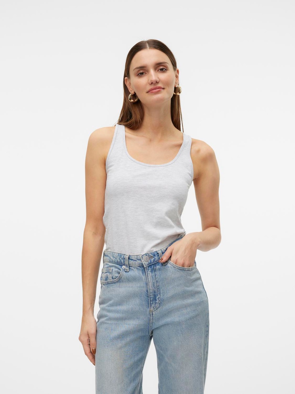 Vero Moda Shirttop "VMLULU LONG TANK TOP JRS GA NOOS" günstig online kaufen