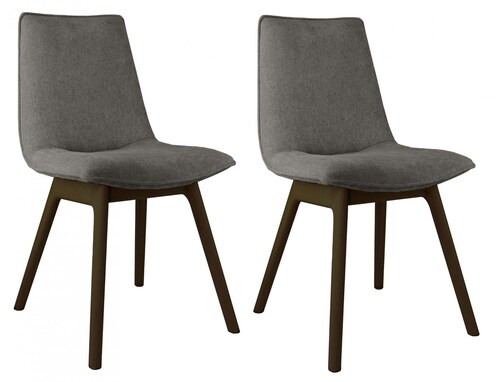 andas Esszimmerstuhl "Ramon", (Set), 2 St., Chenille, mit Massivholzbeinen, günstig online kaufen
