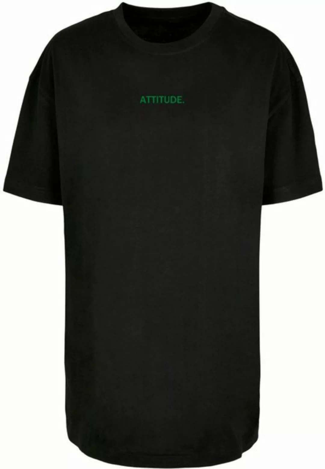 Merchcode T-Shirt Merchcode Damen Ladies Attitude Oversized Boyfriend Tee ( günstig online kaufen
