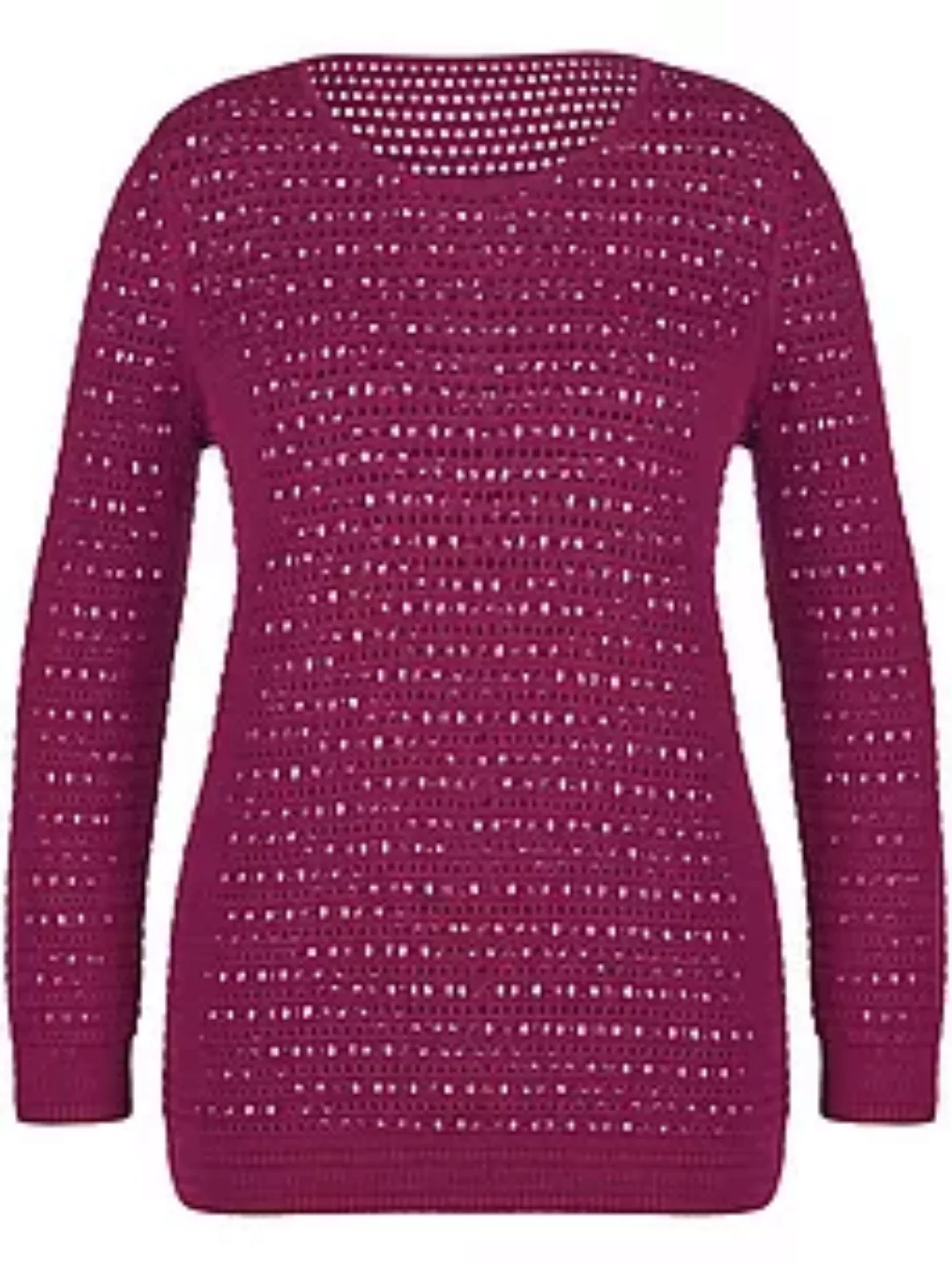 Rundhals-Pullover Anna Aura pink günstig online kaufen