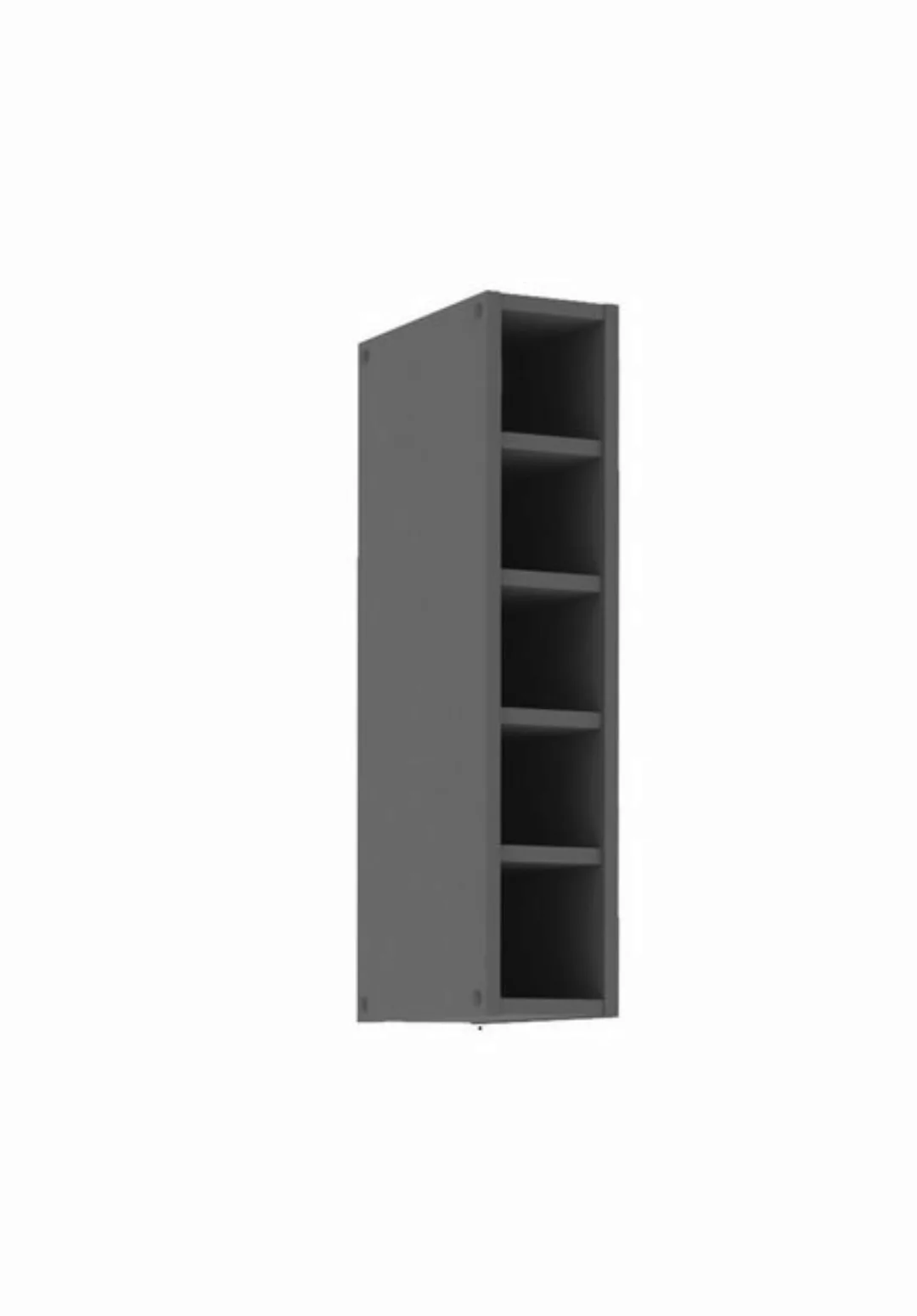 Küchen-Preisbombe Hängeschrank Regal 15 cm Anthrazit Küche NESSA, SCANDI, A günstig online kaufen