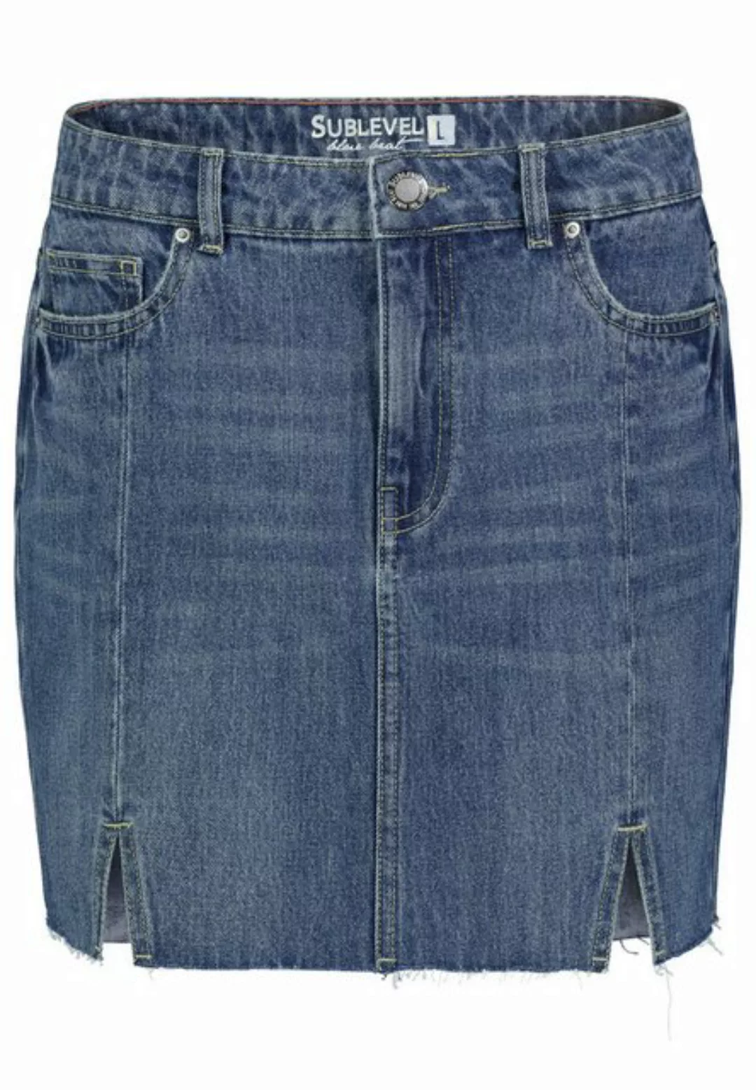 SUBLEVEL Jeansrock Denim Mini Rock günstig online kaufen