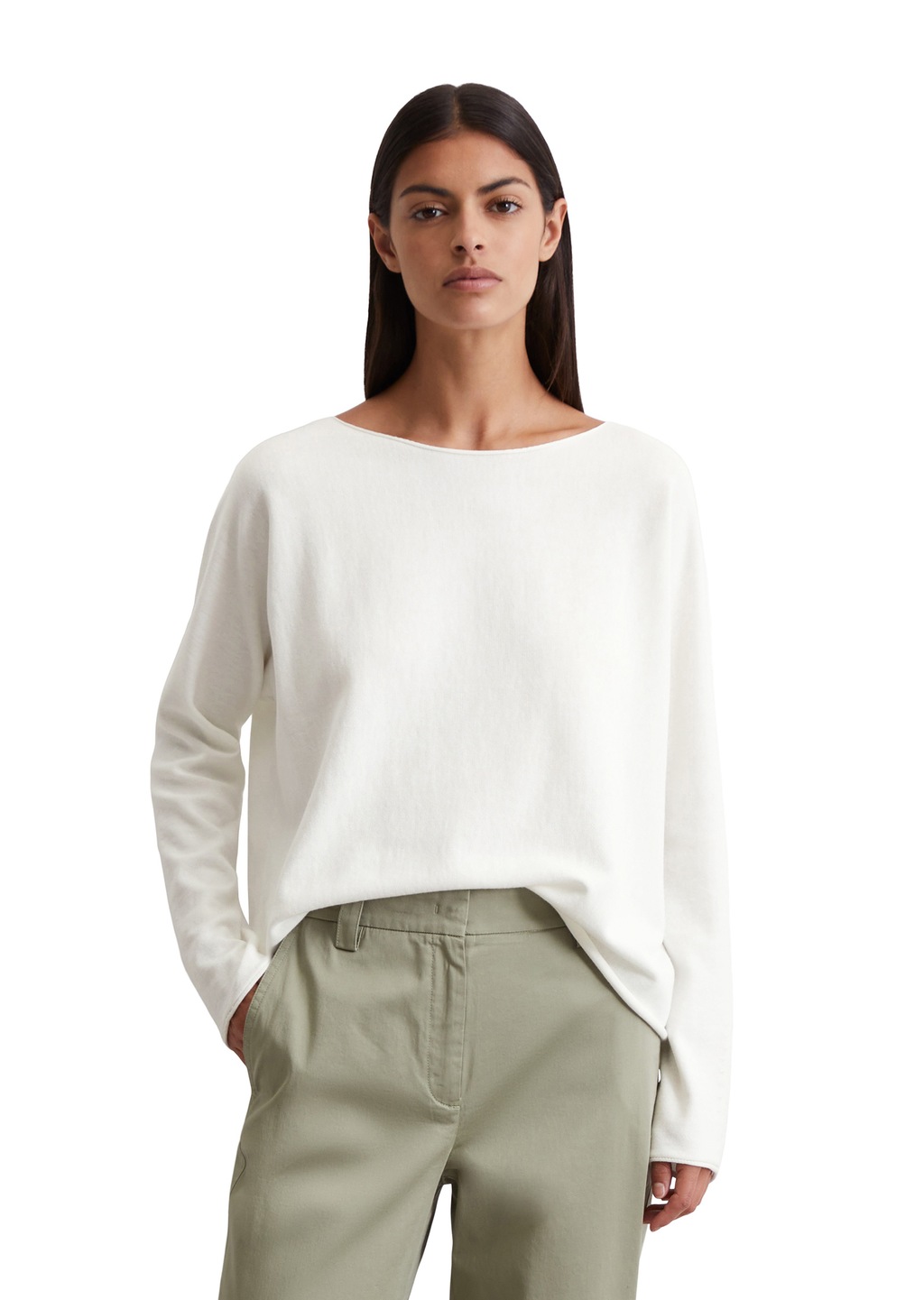 Marc OPolo Strickpullover "aus reinem Baumwollgarn" günstig online kaufen