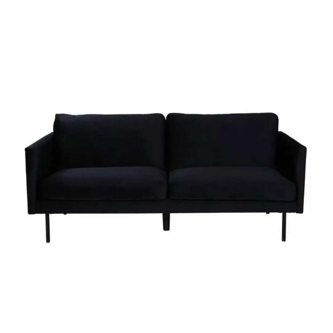 ebuy24 Sofa Zoom Sofa 2 Personen velour schwarz., 1 Teile günstig online kaufen