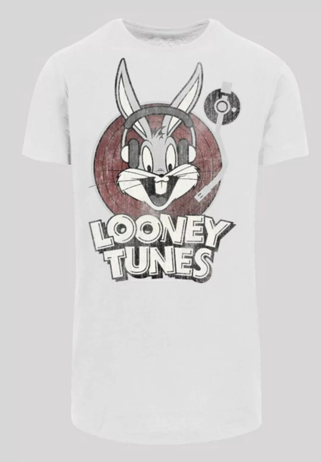 F4NT4STIC Kurzarmshirt F4NT4STIC Herren Looney Tunes Bugs Bunny with Shaped günstig online kaufen