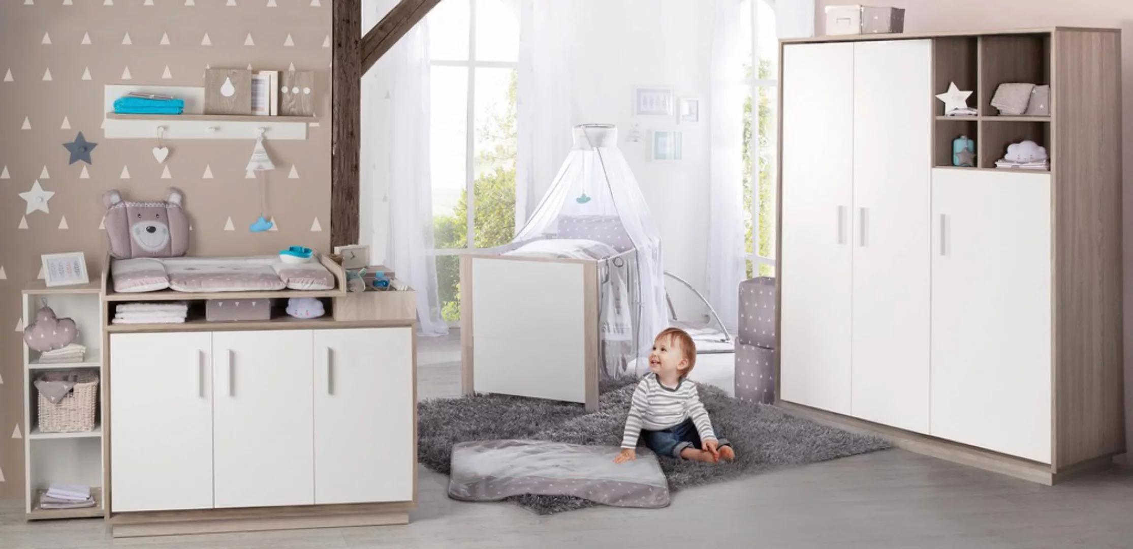 roba® Kleiderschrank »Olaf, 3-türig, Kinderkleiderschrank« günstig online kaufen