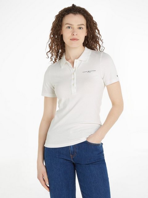 Tommy Hilfiger Poloshirt SLIM MINI CORP LOGO POLO SS mit Logostickerei günstig online kaufen