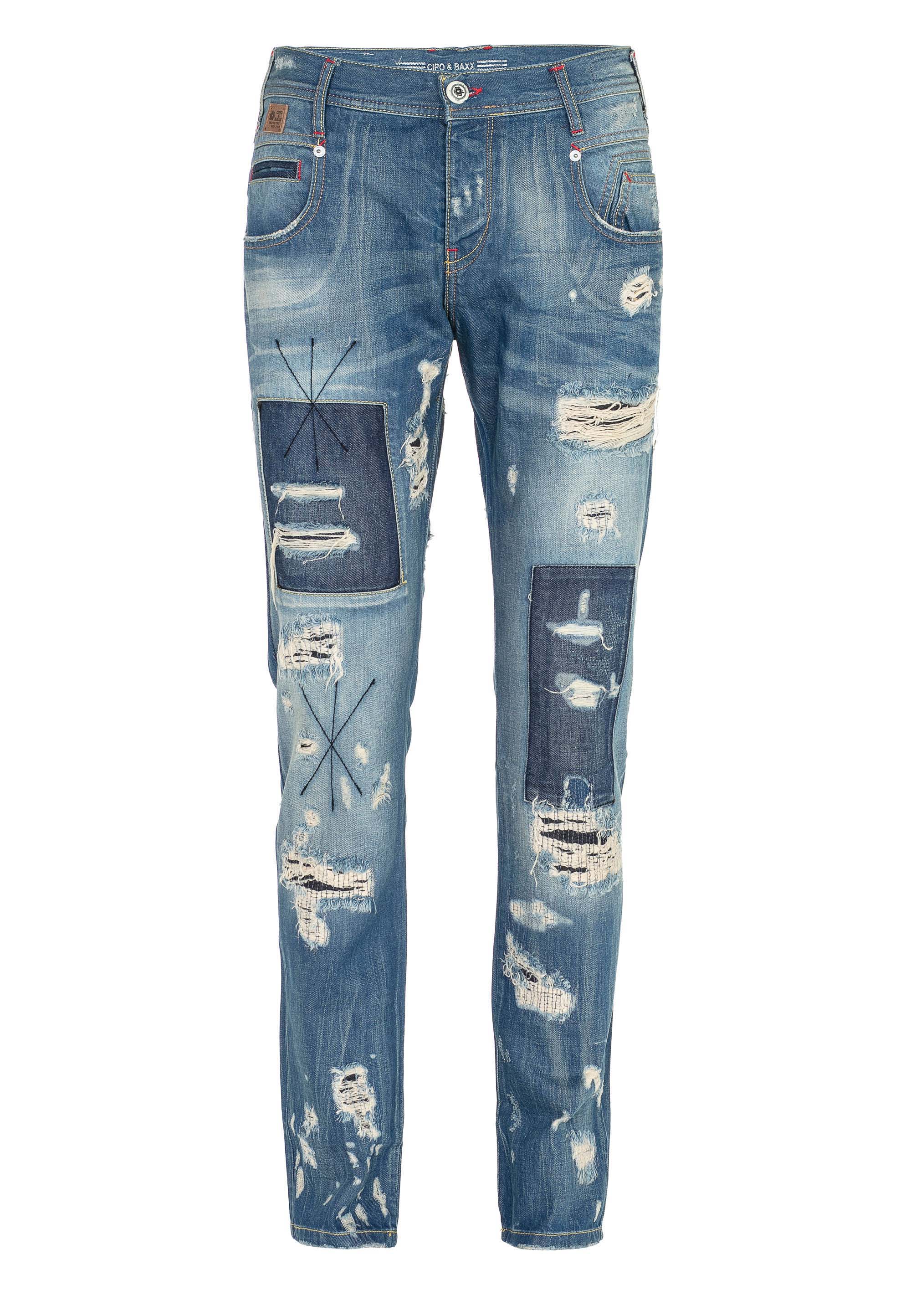 Cipo & Baxx Bequeme Jeans, im stylischen Destroyed-Look günstig online kaufen
