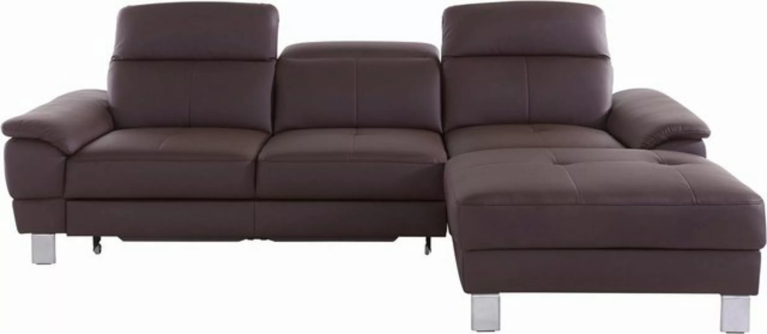 exxpo - sofa fashion Ecksofa Mantua 2, L-Form, mit Kopf- bzw. Rückenverstel günstig online kaufen